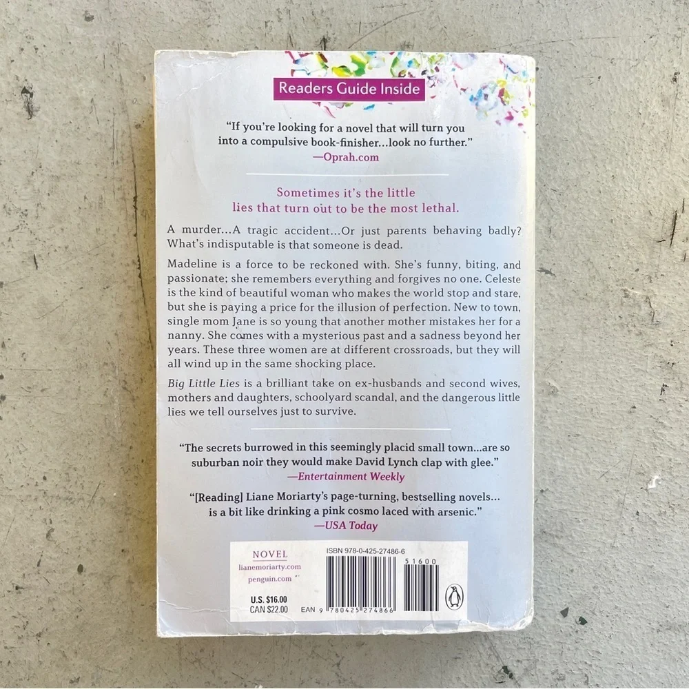 Big Little Lies by Liane Moriarty Paperback Book
